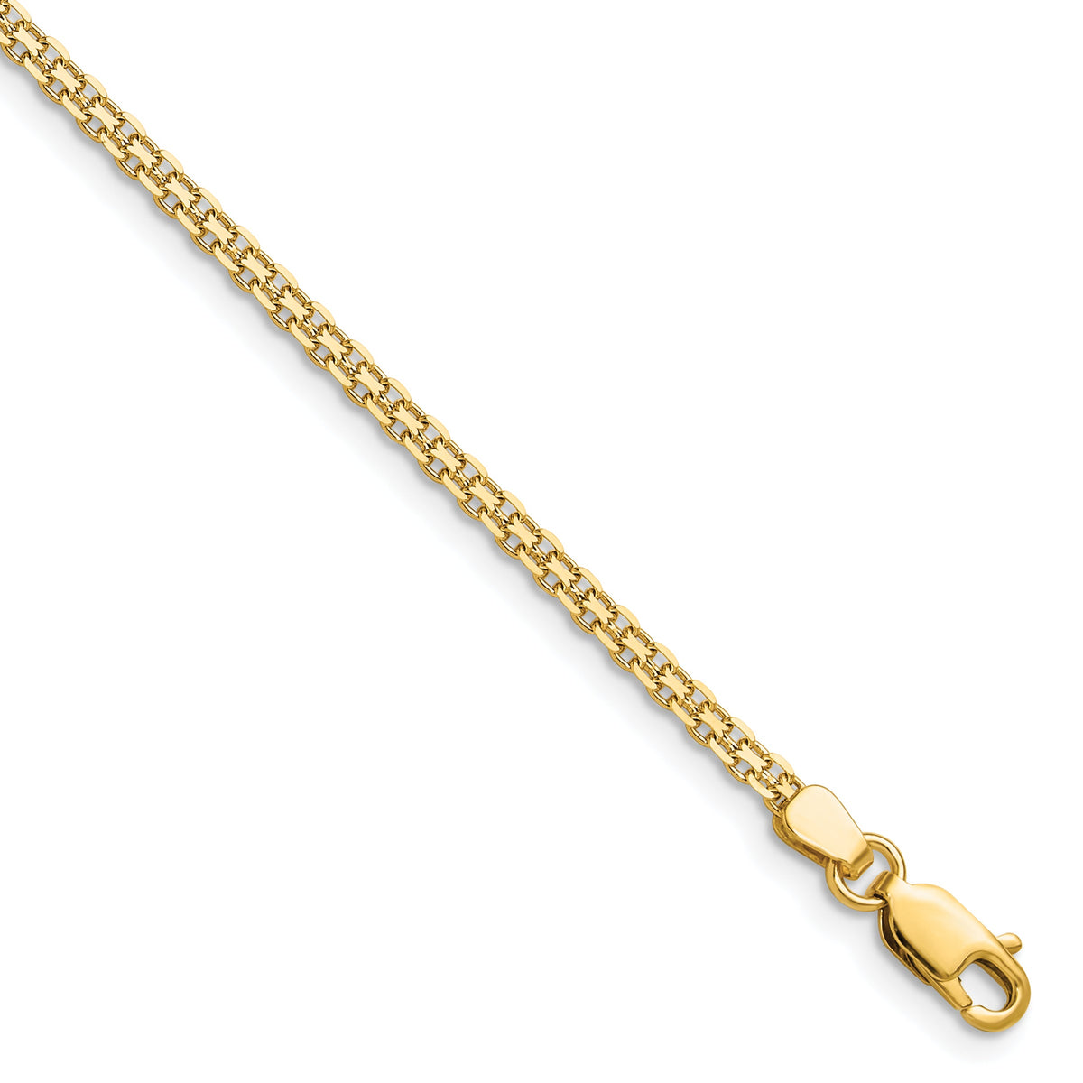 14K Yellow Gold Bismark Bracelet, view 13