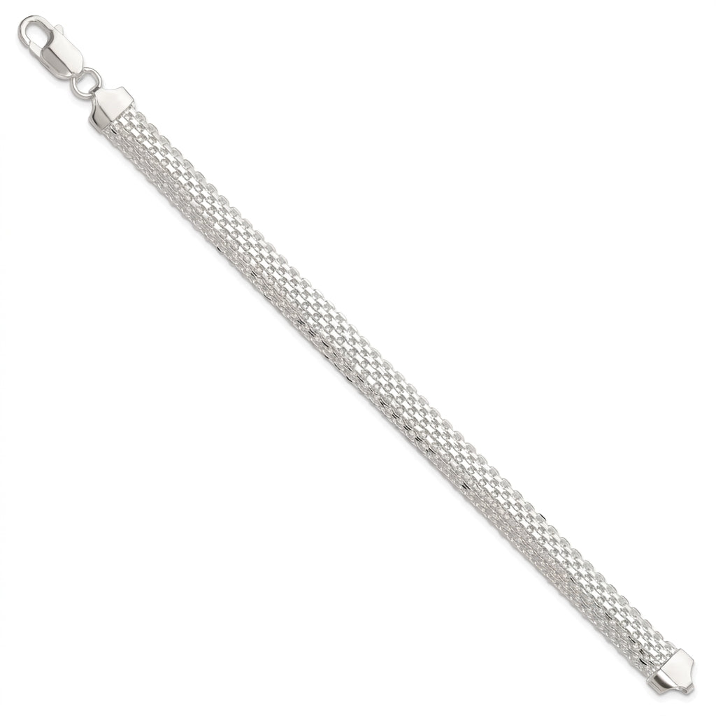 925 Sterling Silver Bismark Bracelet, view 3
