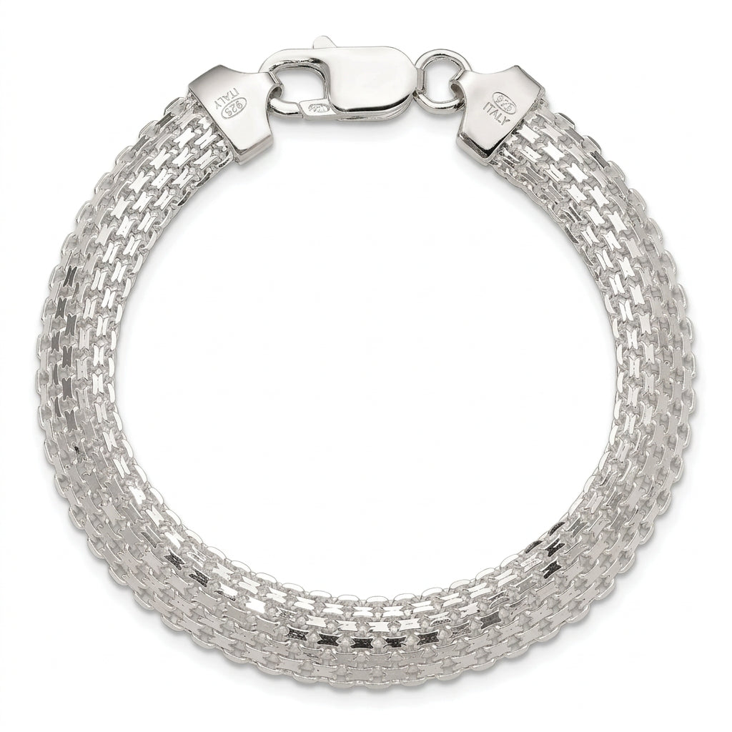 925 Sterling Silver Bismark Bracelet, view 2