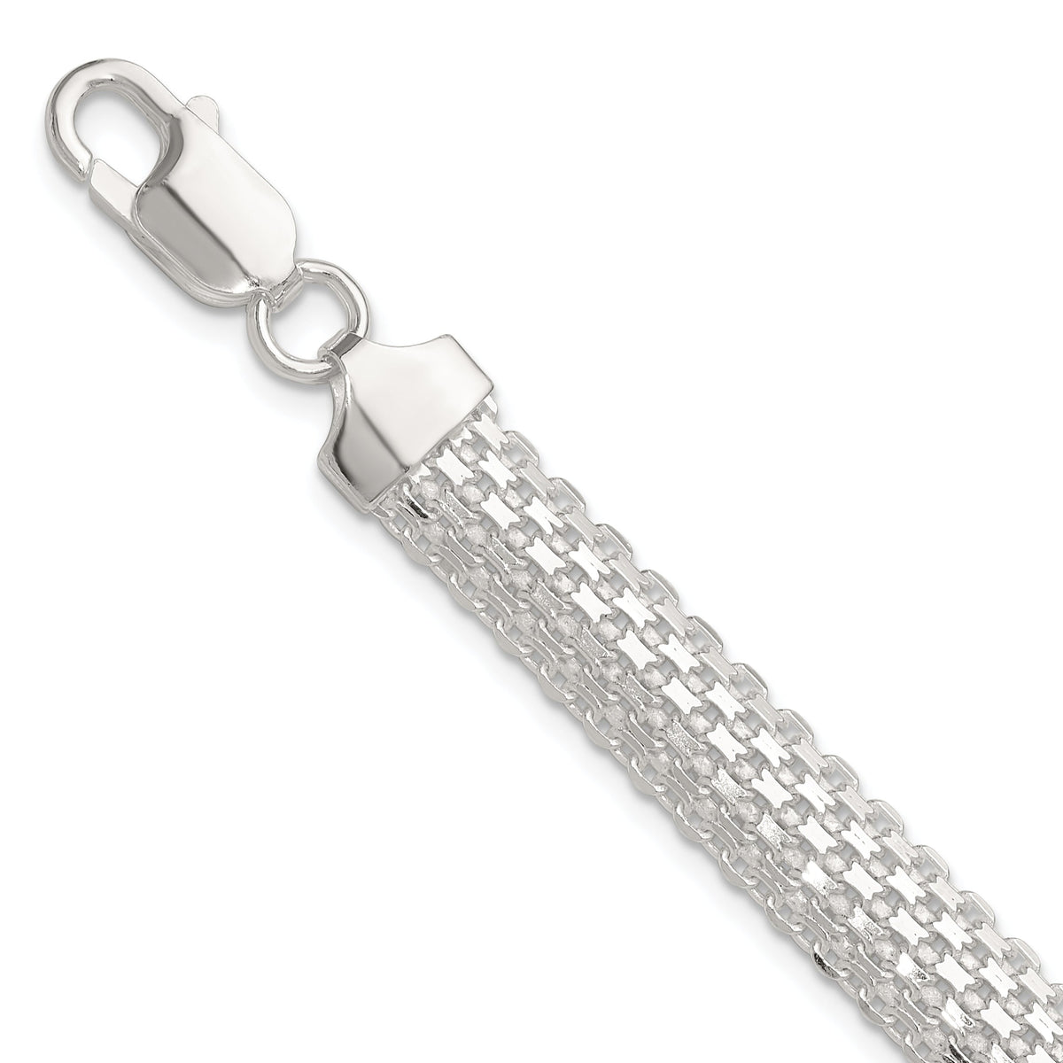 925 Sterling Silver Bismark Bracelet, view 5