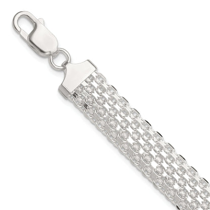 925 Sterling Silver Bismark Bracelet, view 6
