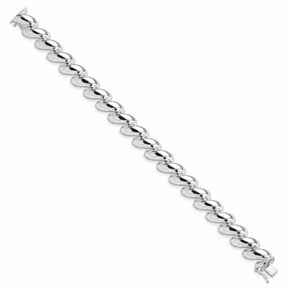 14K White Gold San Marco Bracelet, view 2