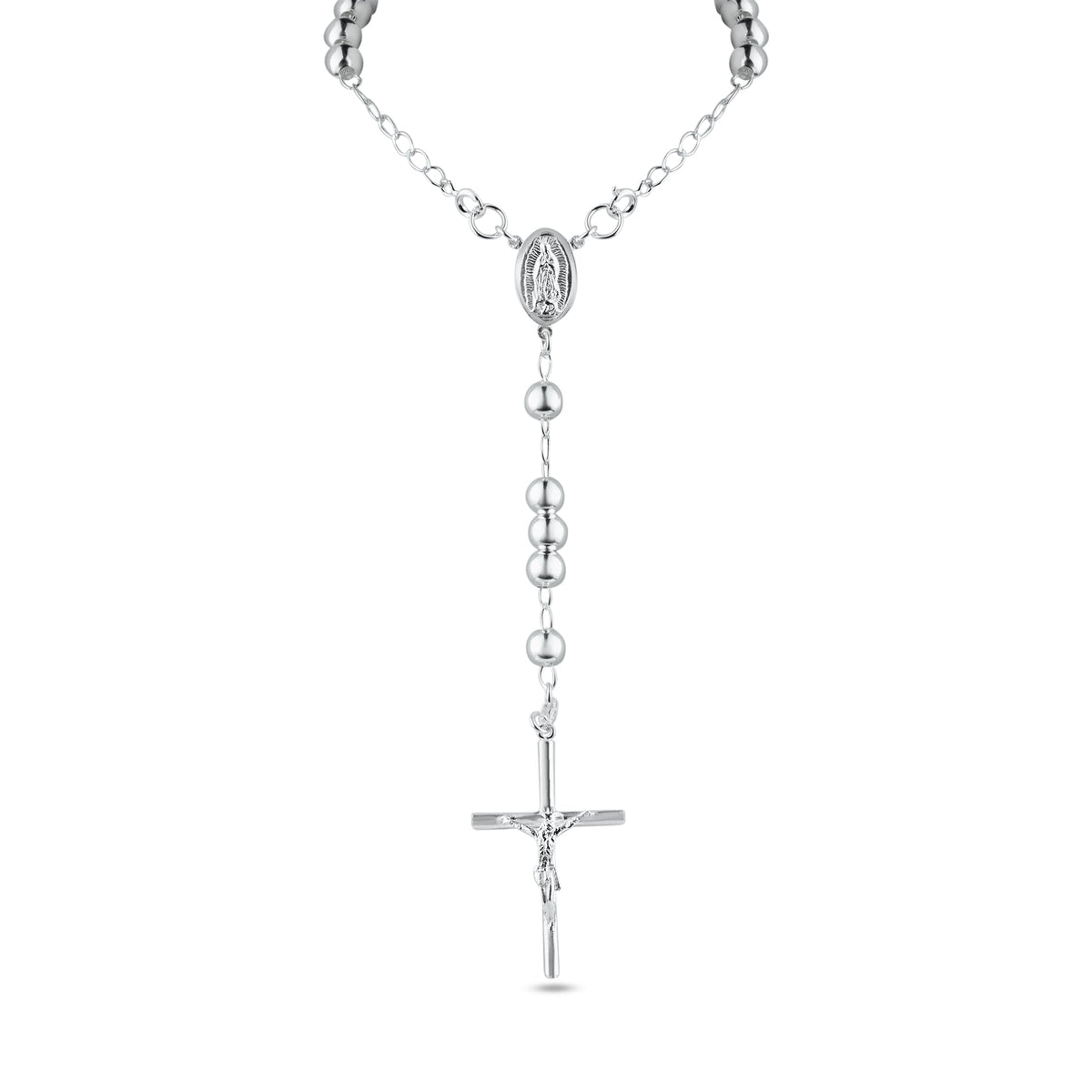 925 Sterling Silver High Polished Rosary Chain