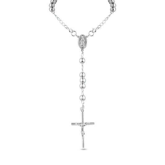 925 Sterling Silver High Polished Rosary Chain