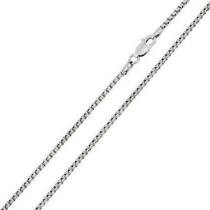 925 Sterling Silver Round Box Chain – view 6