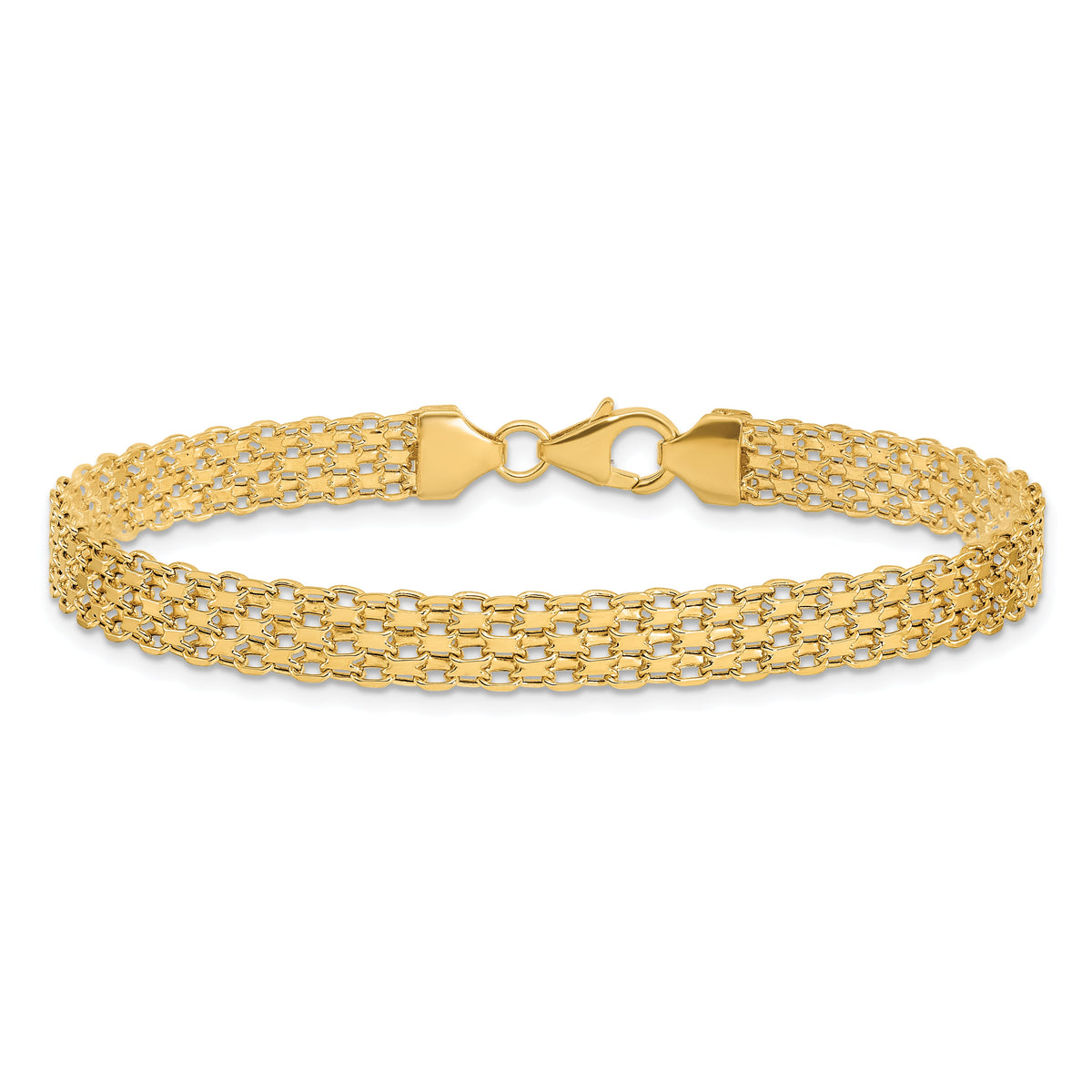 14K Yellow Gold Bismark Bracelet, view 9