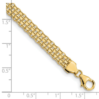 14K Yellow Gold Bismark Bracelet, view 15