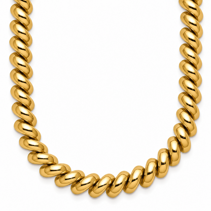 14K Yellow Gold San Marco Chain Necklace