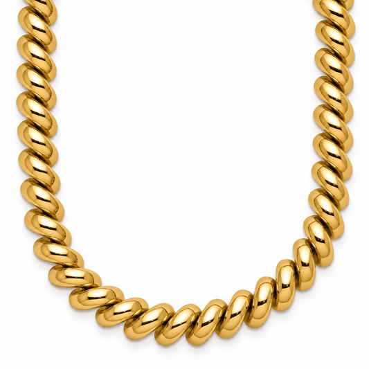 18K Yellow Gold San Marco Chain Necklace