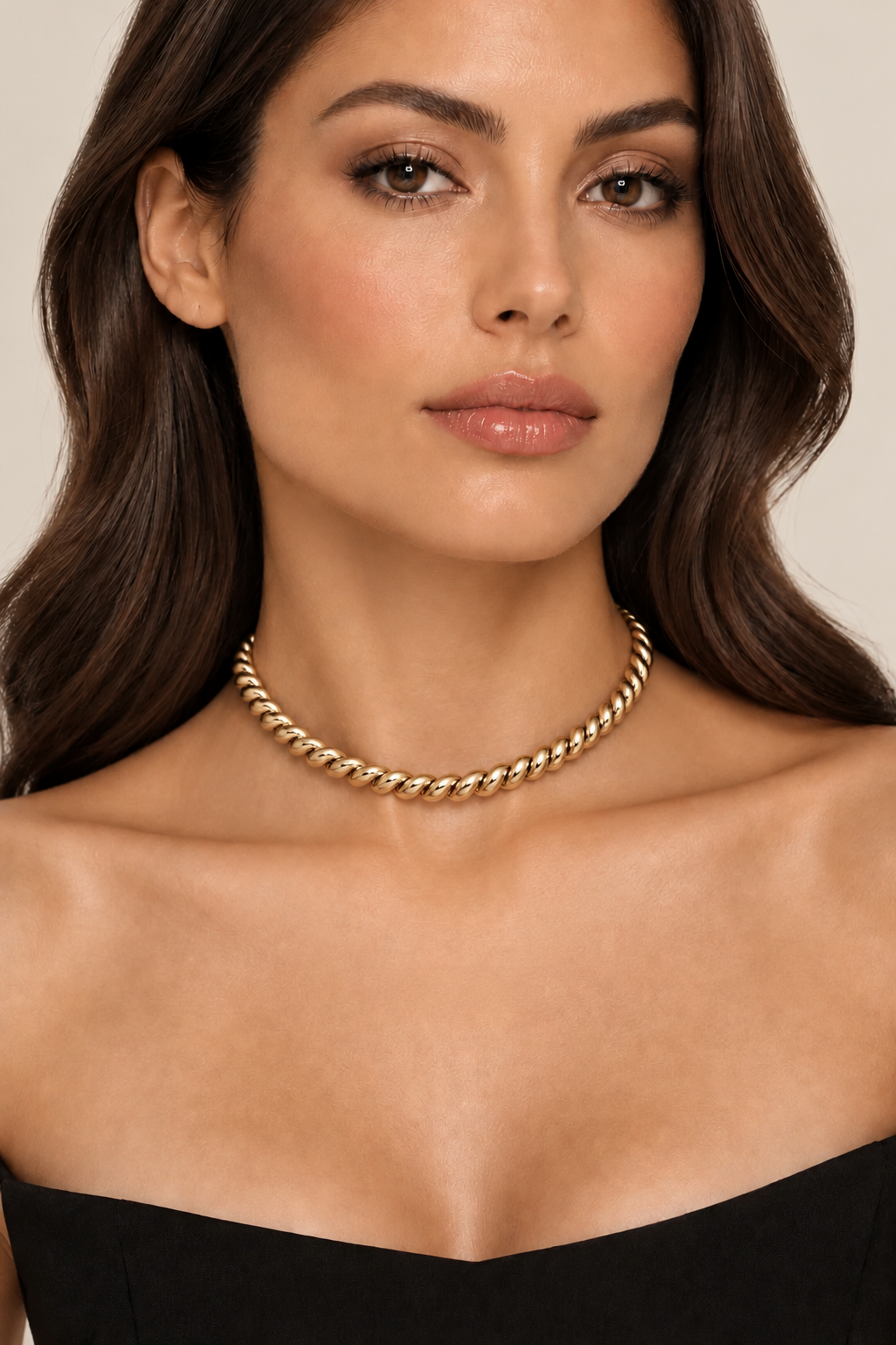 14K Yellow Gold San Marco Chain Necklace, view 6