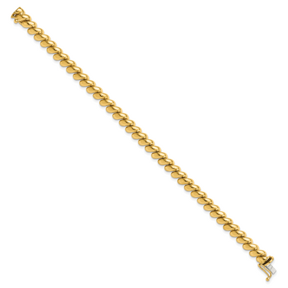 14K Yellow Gold San Marco Bracelet, view 10