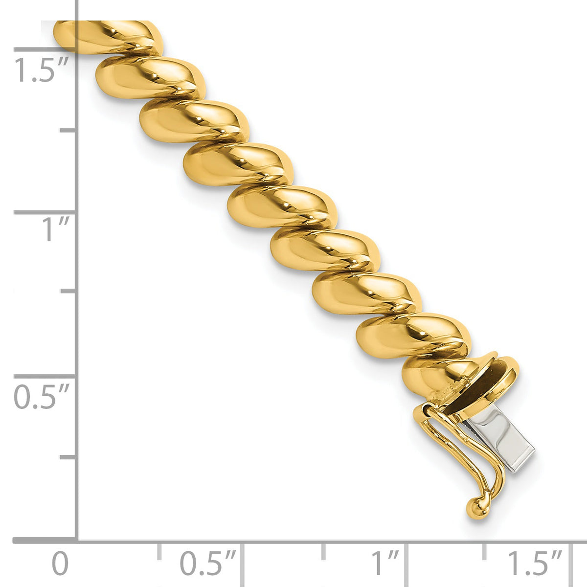 14K Yellow Gold San Marco Bracelet, view 11
