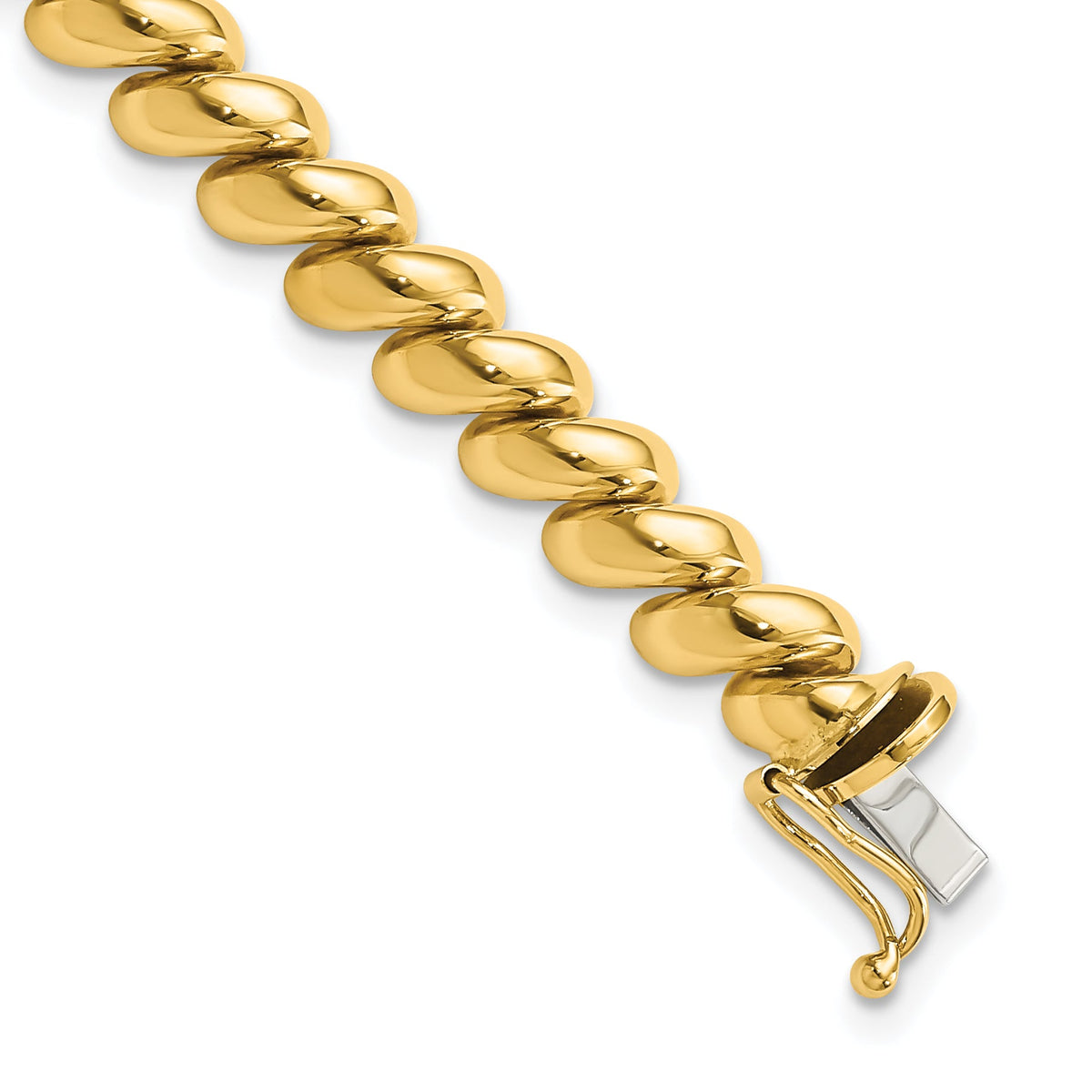 14K Yellow Gold San Marco Bracelet, view 9