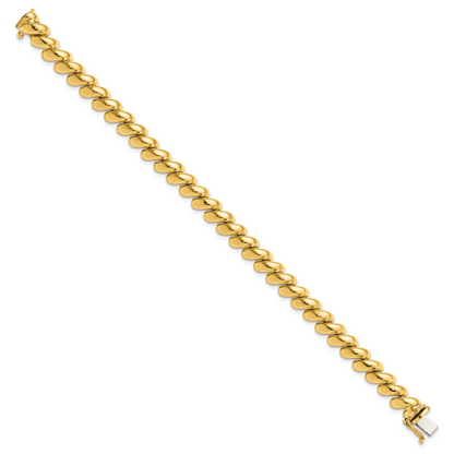 14K Yellow Gold San Marco Bracelet, view 13