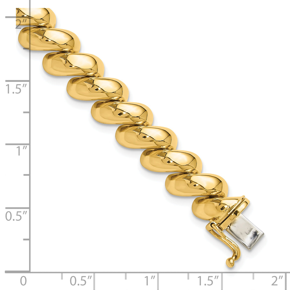 14K Yellow Gold San Marco Bracelet, view 17