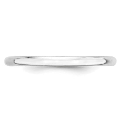2mm Plain Gold Wedding Band, view 7