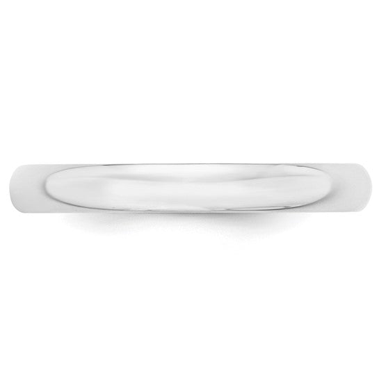 3mm Plain Gold Wedding Band, view 4
