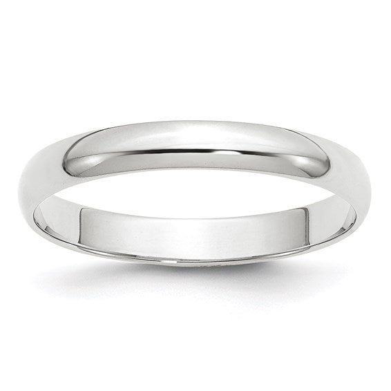 3mm Plain Gold Wedding Band, view 2