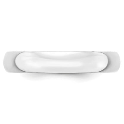 4mm Plain Gold Wedding Band, view 4