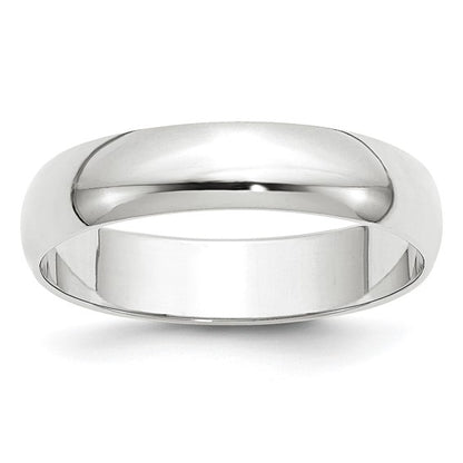 5mm Plain Gold Wedding Band, view 4
