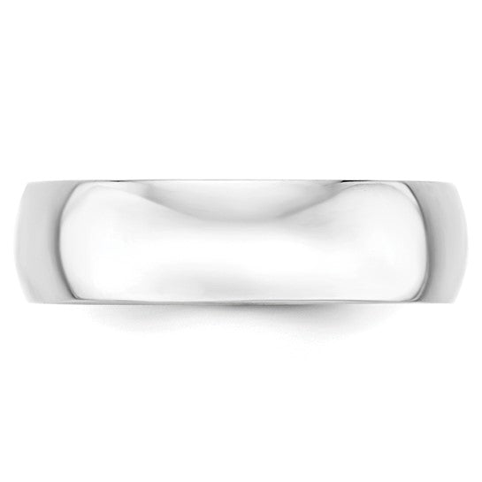 6mm Plain Gold Wedding Band, view 4