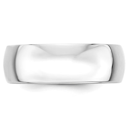 7mm Plain Gold Wedding Band, view 4