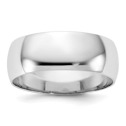 7mm Plain Gold Wedding Band, view 2