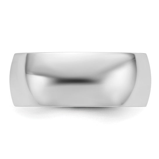 8mm Plain Gold Wedding Band, view 4