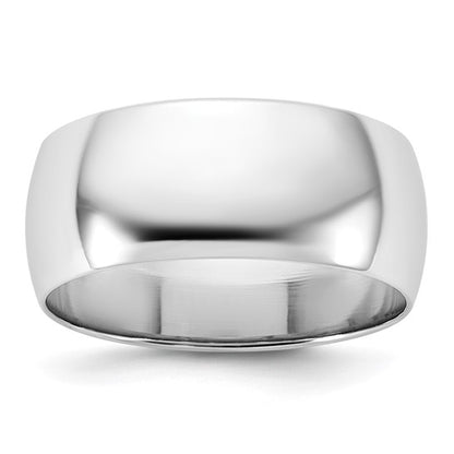 8mm Plain Gold Wedding Band, view 2