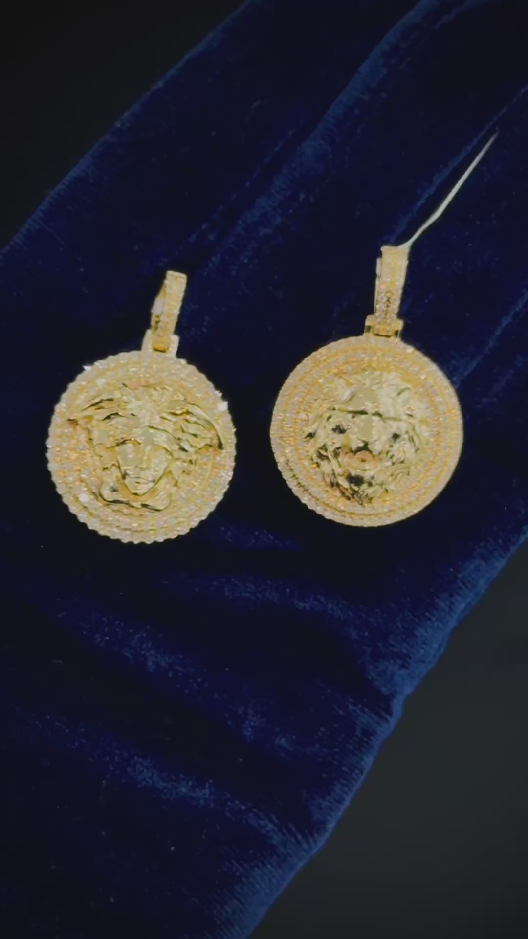 10K Gold 1 CTW Natural Diamond Pendant video