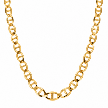 Gold Plated Sterling Silver Mariner Chain