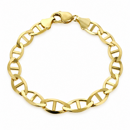 Gold Plated Sterling Silver Mariner Bracelet