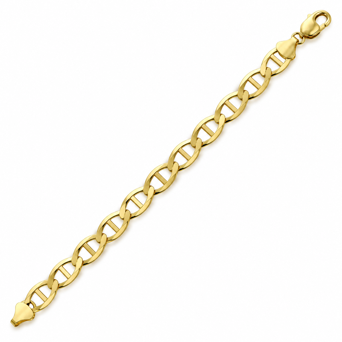 Gold Plated Sterling Silver Mariner Bracelet, view 4
