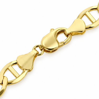 Gold Plated Sterling Silver Mariner Bracelet, view 2